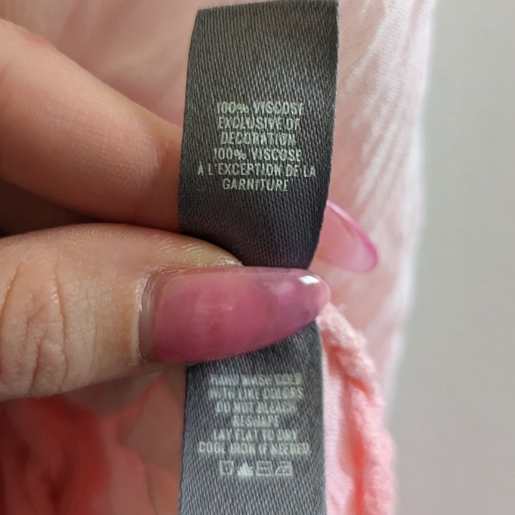 COPY - Aerie pink ombre dip dye viscose coverup maxi dress, women's xs extra sm… - Picture 5 of 9